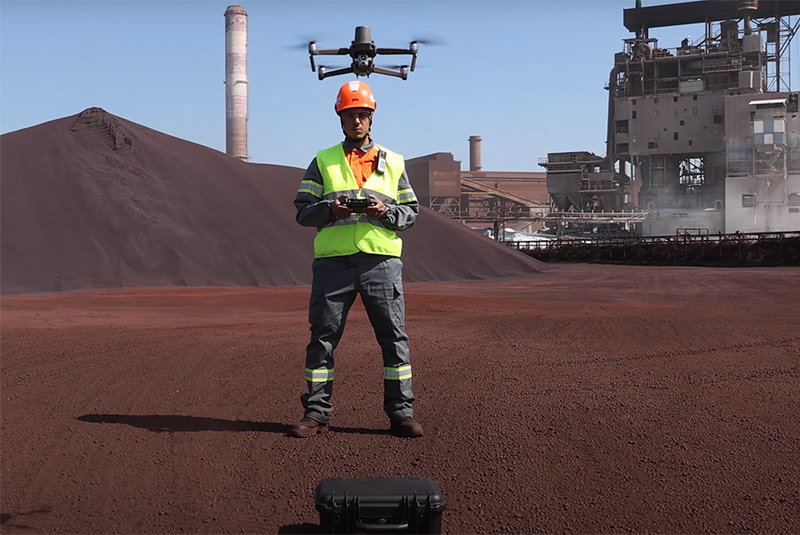Как дроны помогают металлургическому гиганту совершить новую промышленную революцию
